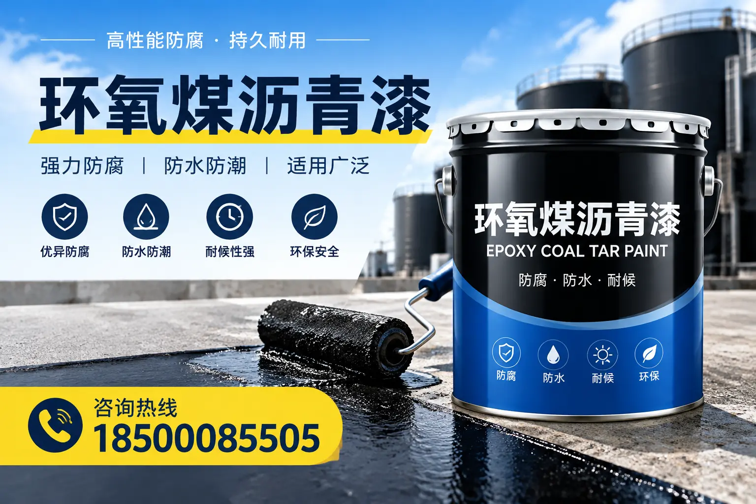 选择环氧煤沥青漆的五大理由，池州客户必知